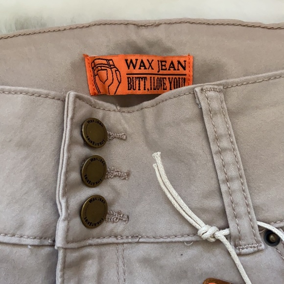 Stitches Beige coloured wax Jean in size 13 - Picture 4 of 7